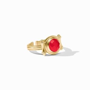 Julie Vos Bamboo Stone Ring  Size 7